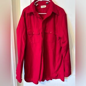 Men’s vintage LLBean long sleeve flannel button down